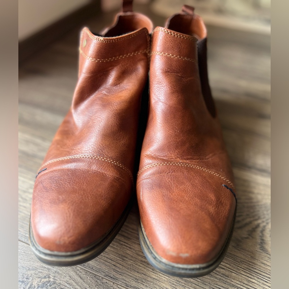 Sonoma Men's Brown Leather-look short Boot